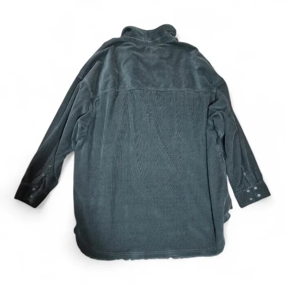 Aerie Offline Corduroy 1/2 Zip Pullover Forest Green, Size XXL - Picture 10 of 11